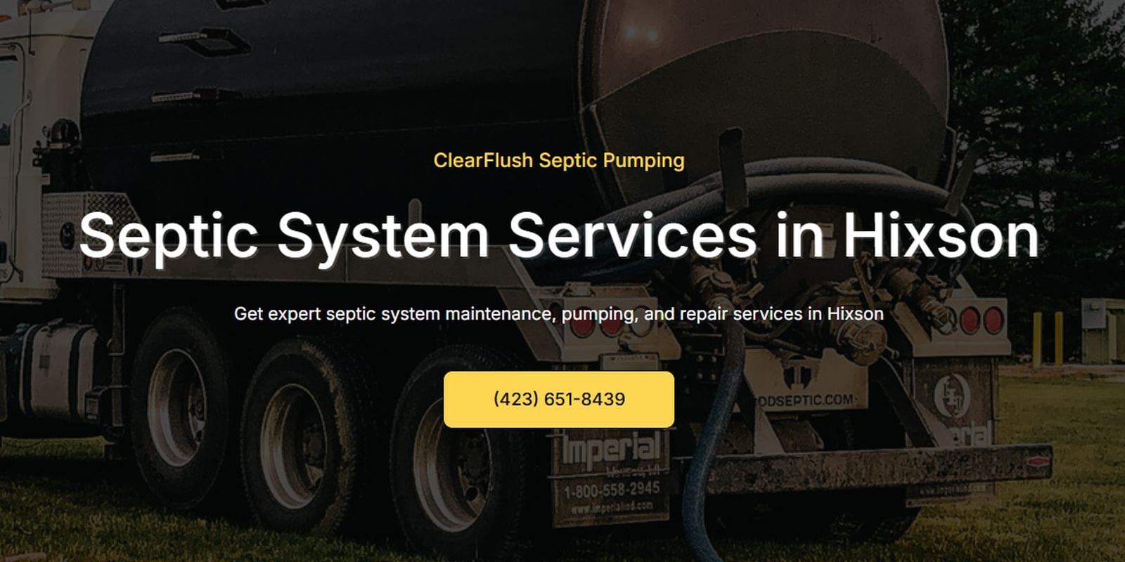 ClearFlush Septic Pumping