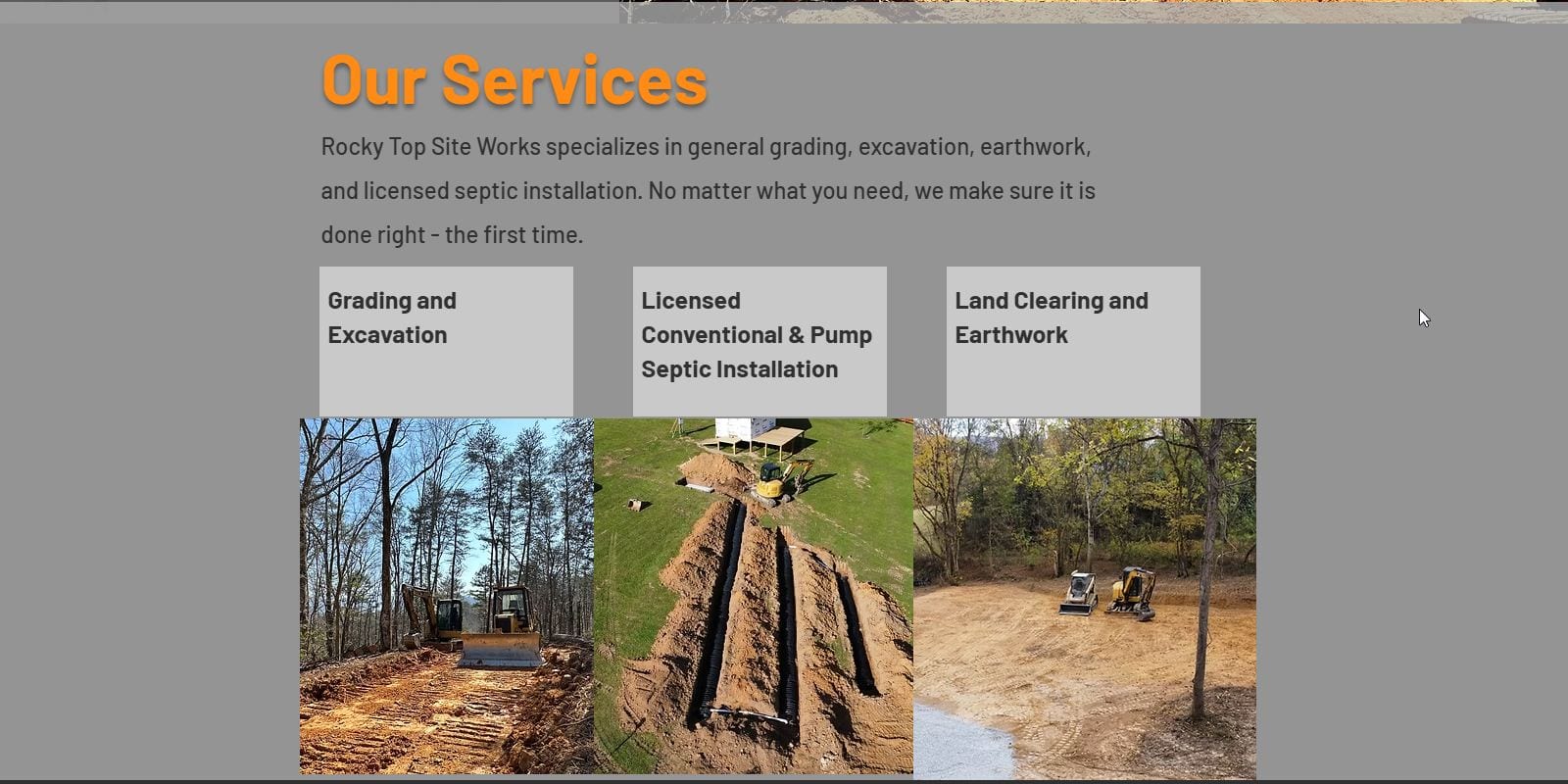 Rocky Top Site Works, LLC