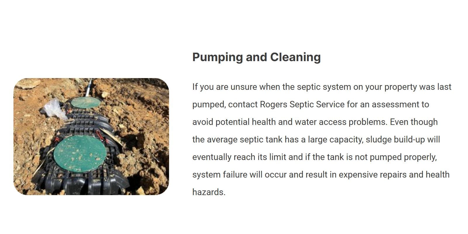 Rogers Septic Service
